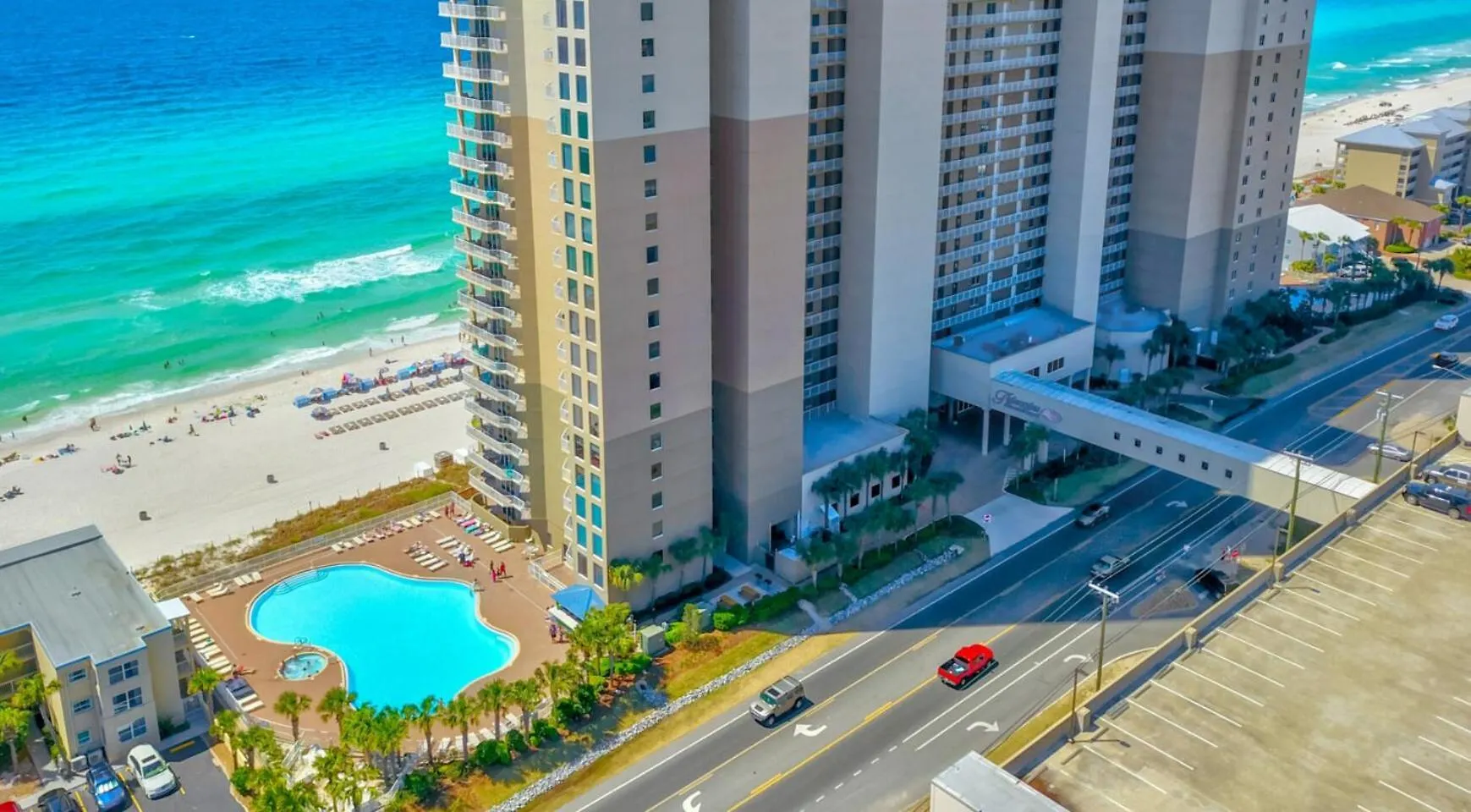 Breathtaking Gulf-Front Condo Near Pier Park Panama Stadt 0*,