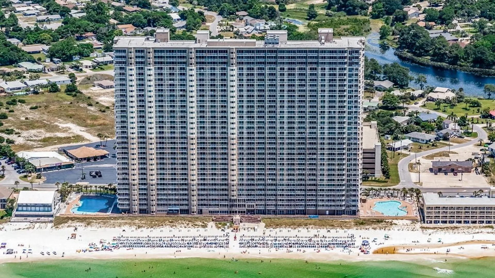 Breathtaking Gulf-Front Condo Near Pier Park Panama Stadt Aparthotel